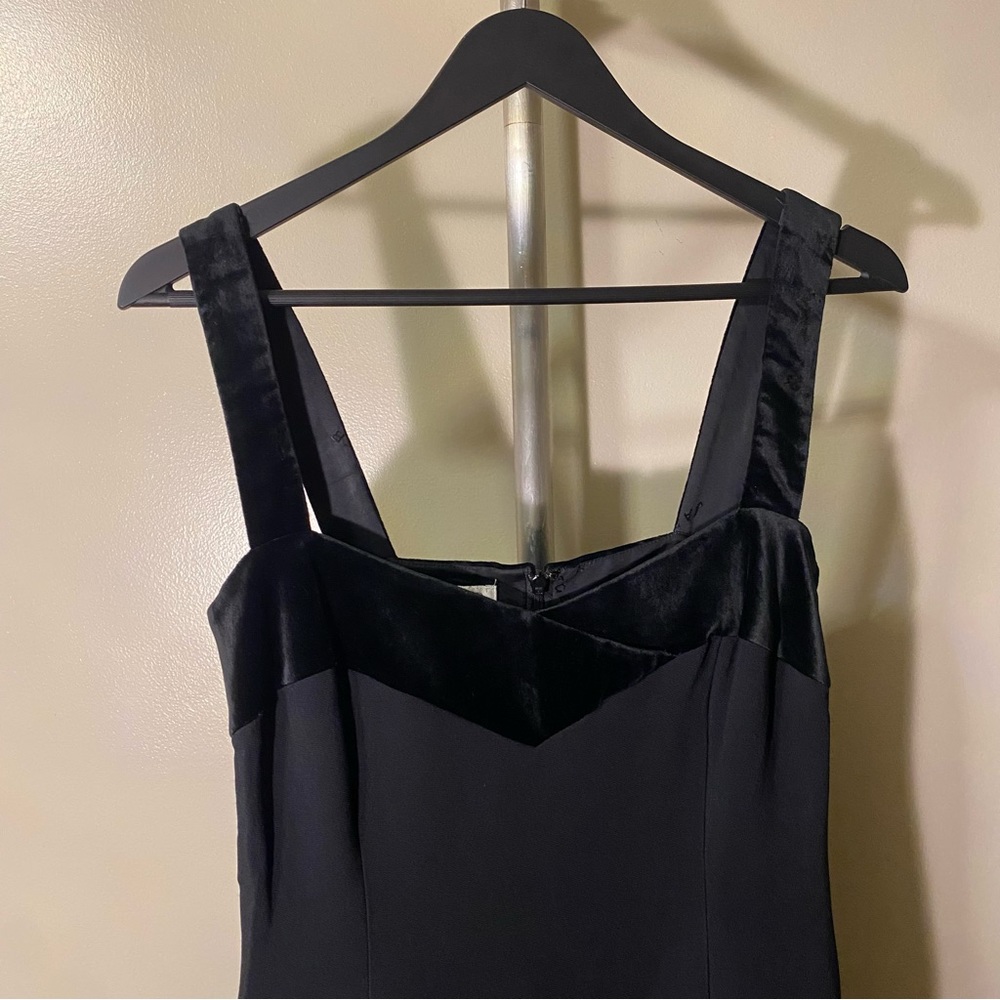 Jaeger - Black Velvet Cocktail Dress